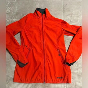 Mammut Jacket Women’s Size XS Red Orange Athletic Windbreaker